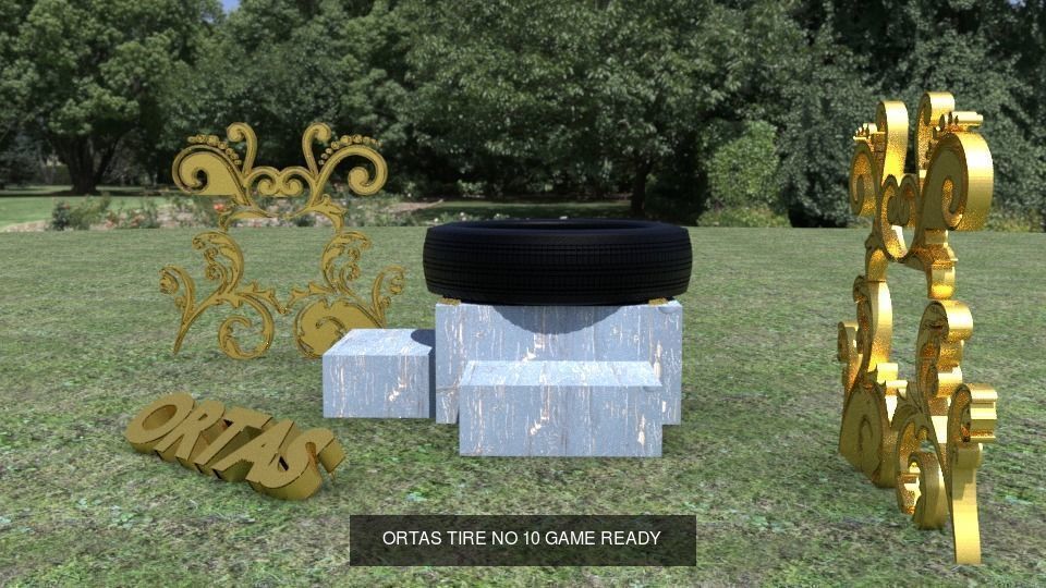 ORTAS TIRE PACK 10 INCLUDING 10 GAME READY TIRES 3D Model Collection_10