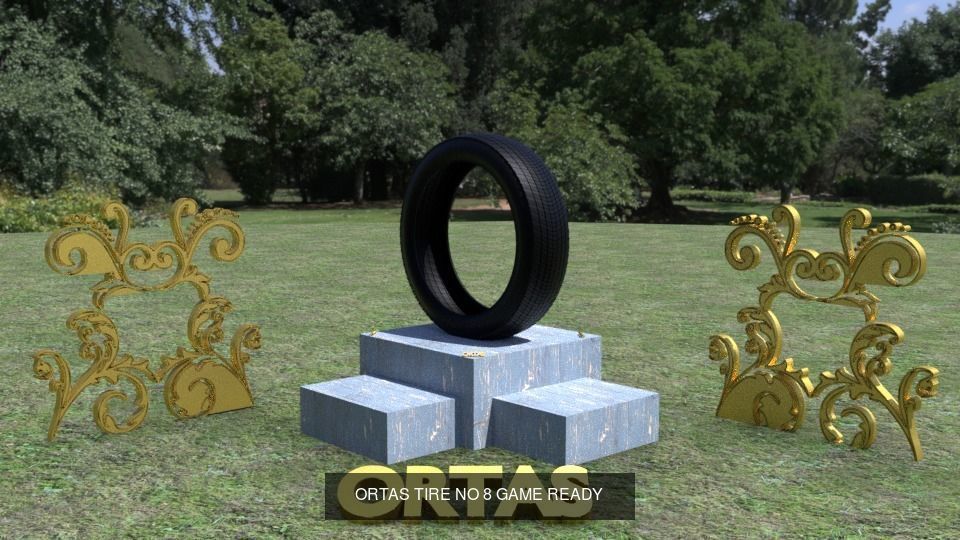 ORTAS TIRE PACK 10 INCLUDING 10 GAME READY TIRES 3D Model Collection_8