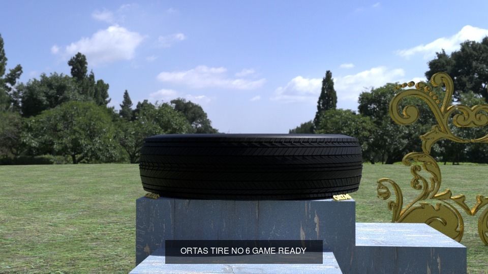 ORTAS TIRE PACK 10 INCLUDING 10 GAME READY TIRES 3D Model Collection_6