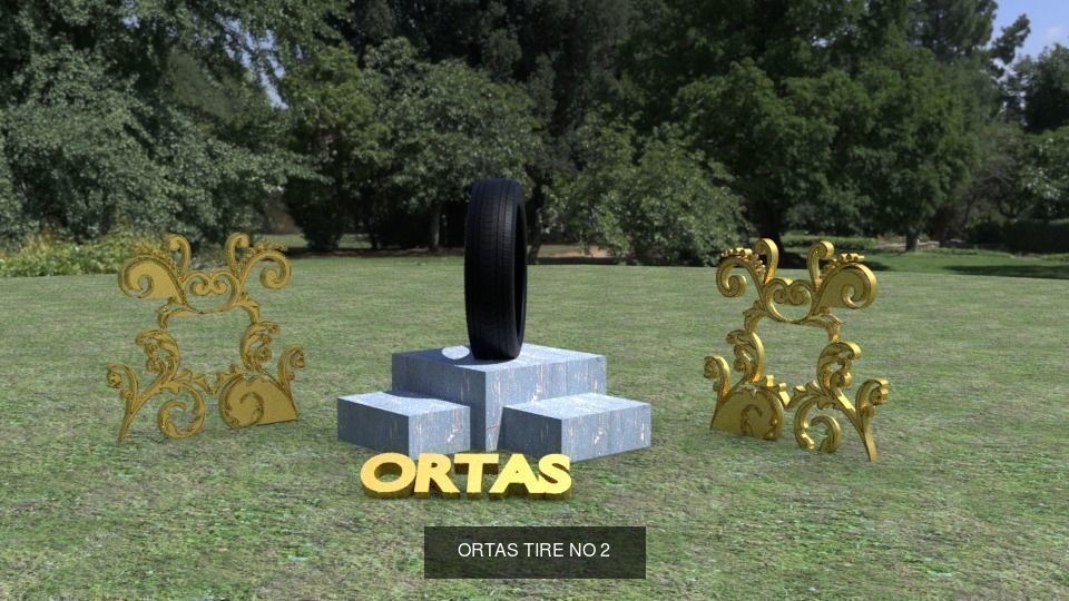 ORTAS TIRE PACK 10 INCLUDING 10 GAME READY TIRES 3D Model Collection_2