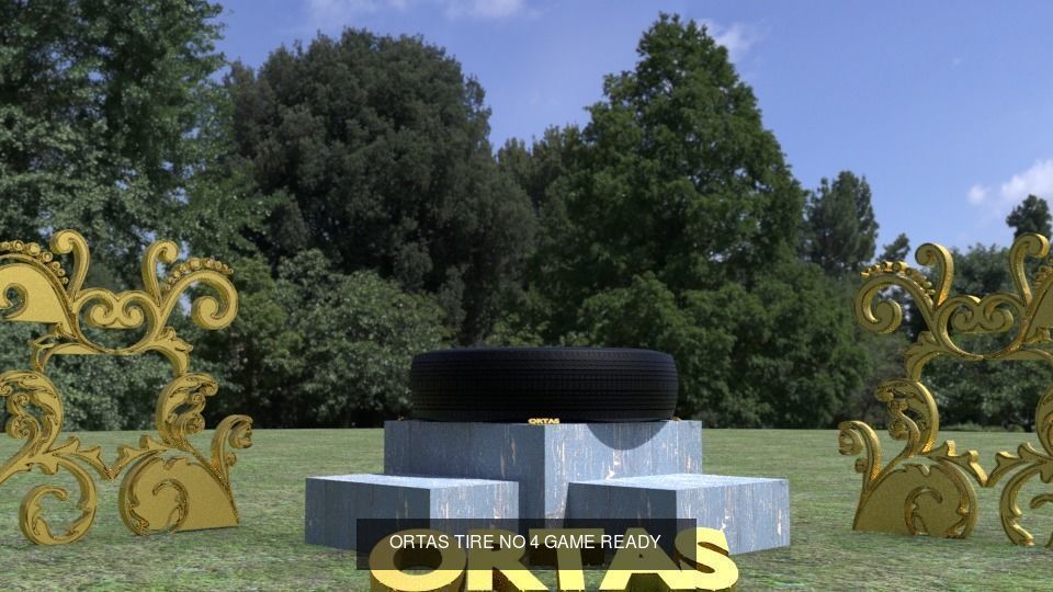ORTAS TIRE PACK 10 INCLUDING 10 GAME READY TIRES 3D Model Collection_4