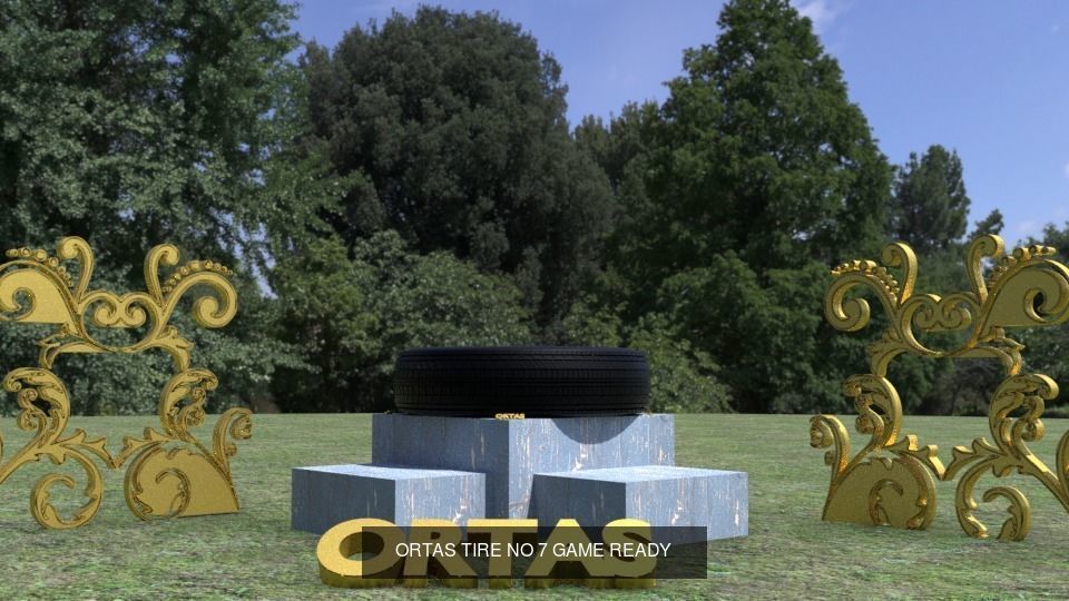 ORTAS TIRE PACK 10 INCLUDING 10 GAME READY TIRES 3D Model Collection_7