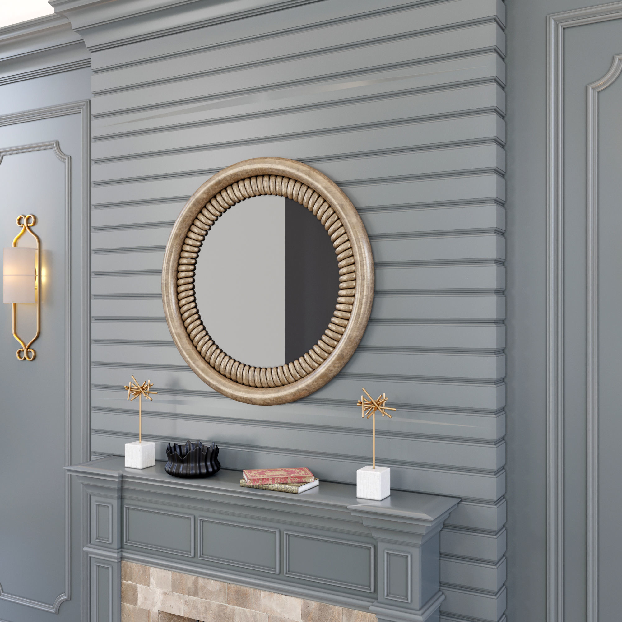 Fireplace 3D model_4