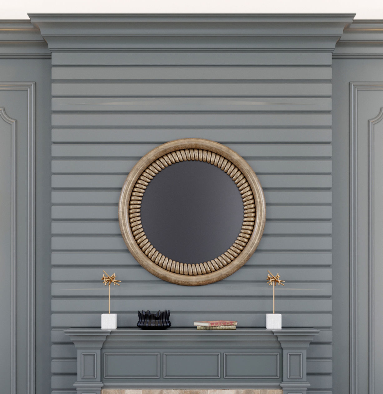 Fireplace 3D model_6