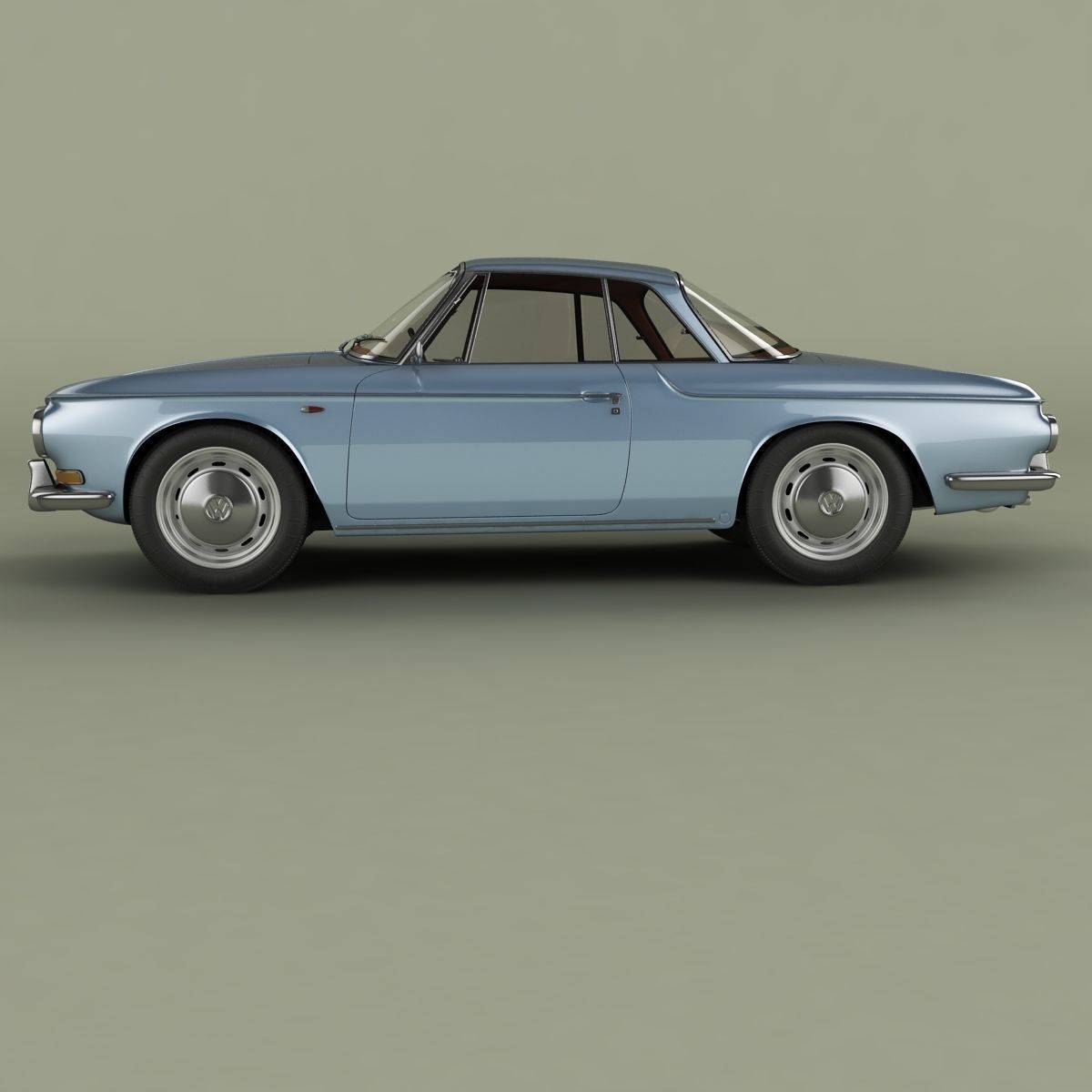 Volkswagen Karmann Ghia Typ34 3D model_1