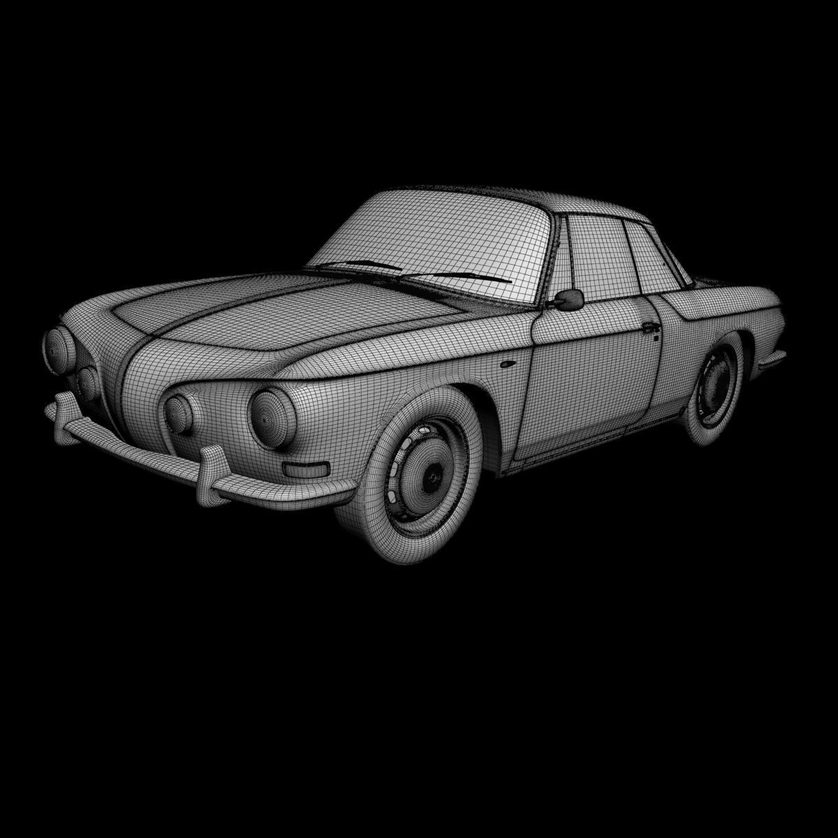 Volkswagen Karmann Ghia Typ34 3D model_14