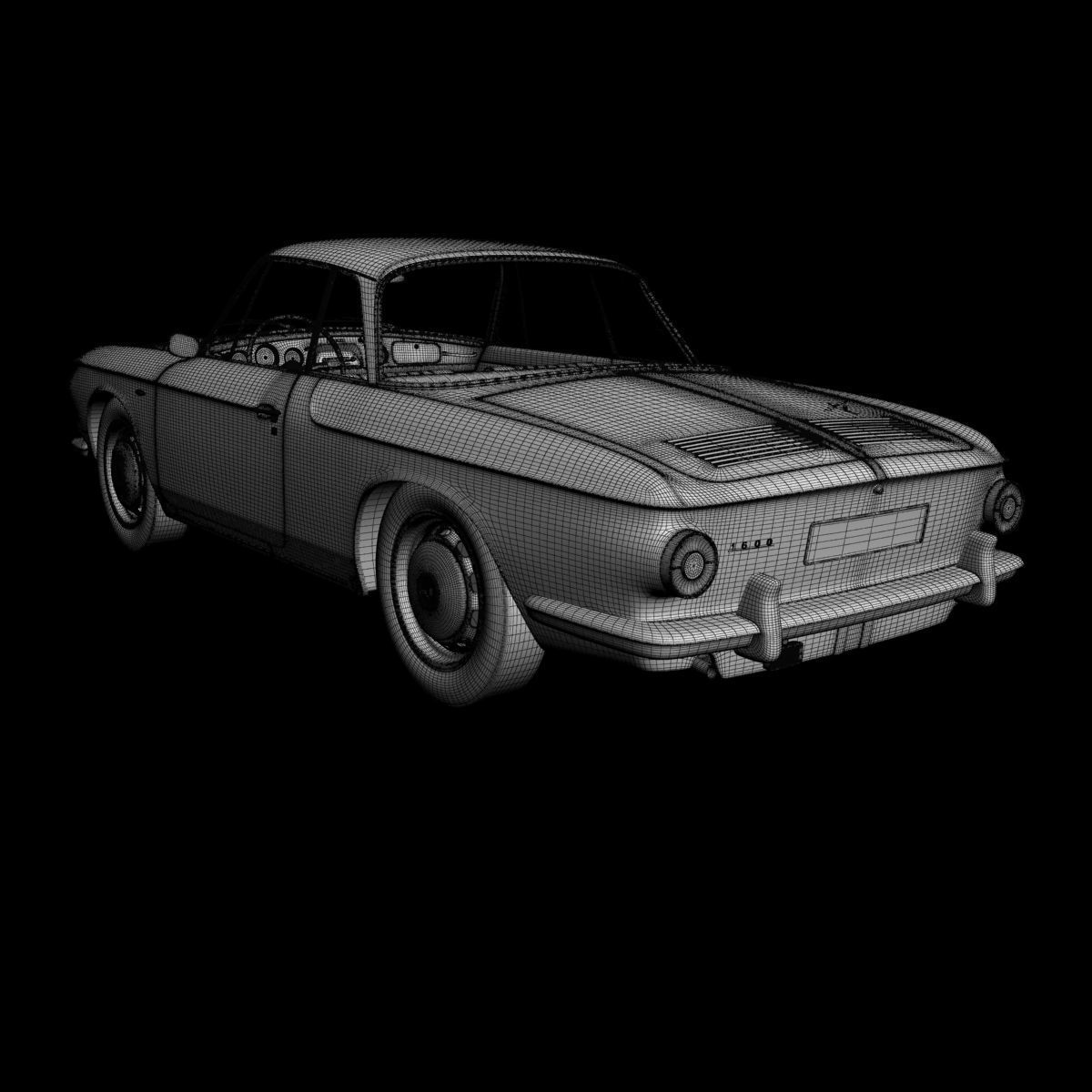 Volkswagen Karmann Ghia Typ34 3D model_16