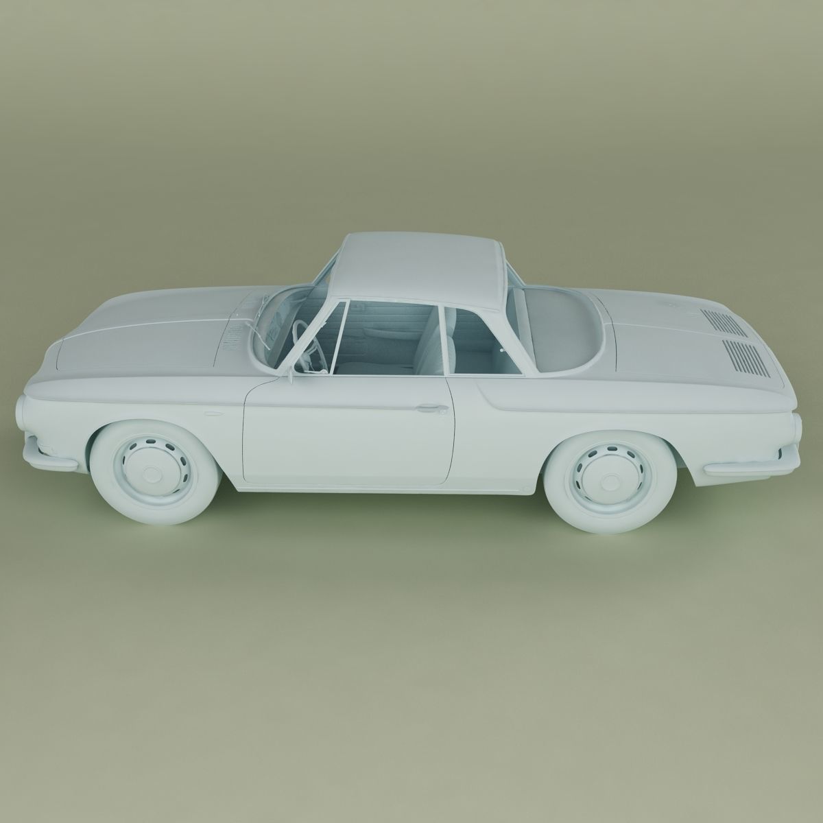 Volkswagen Karmann Ghia Typ34 3D model_11