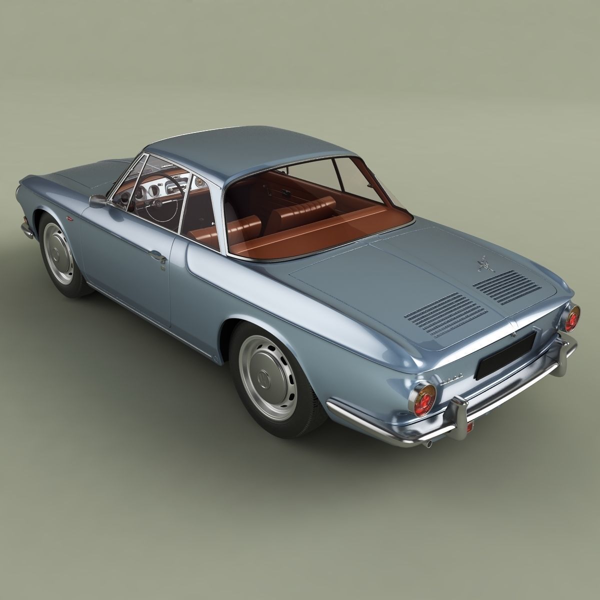 Volkswagen Karmann Ghia Typ34 3D model_6