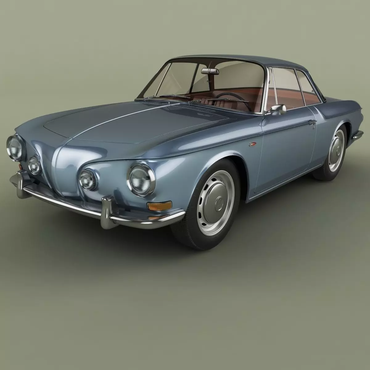 Volkswagen Karmann Ghia Typ34 3D model_0