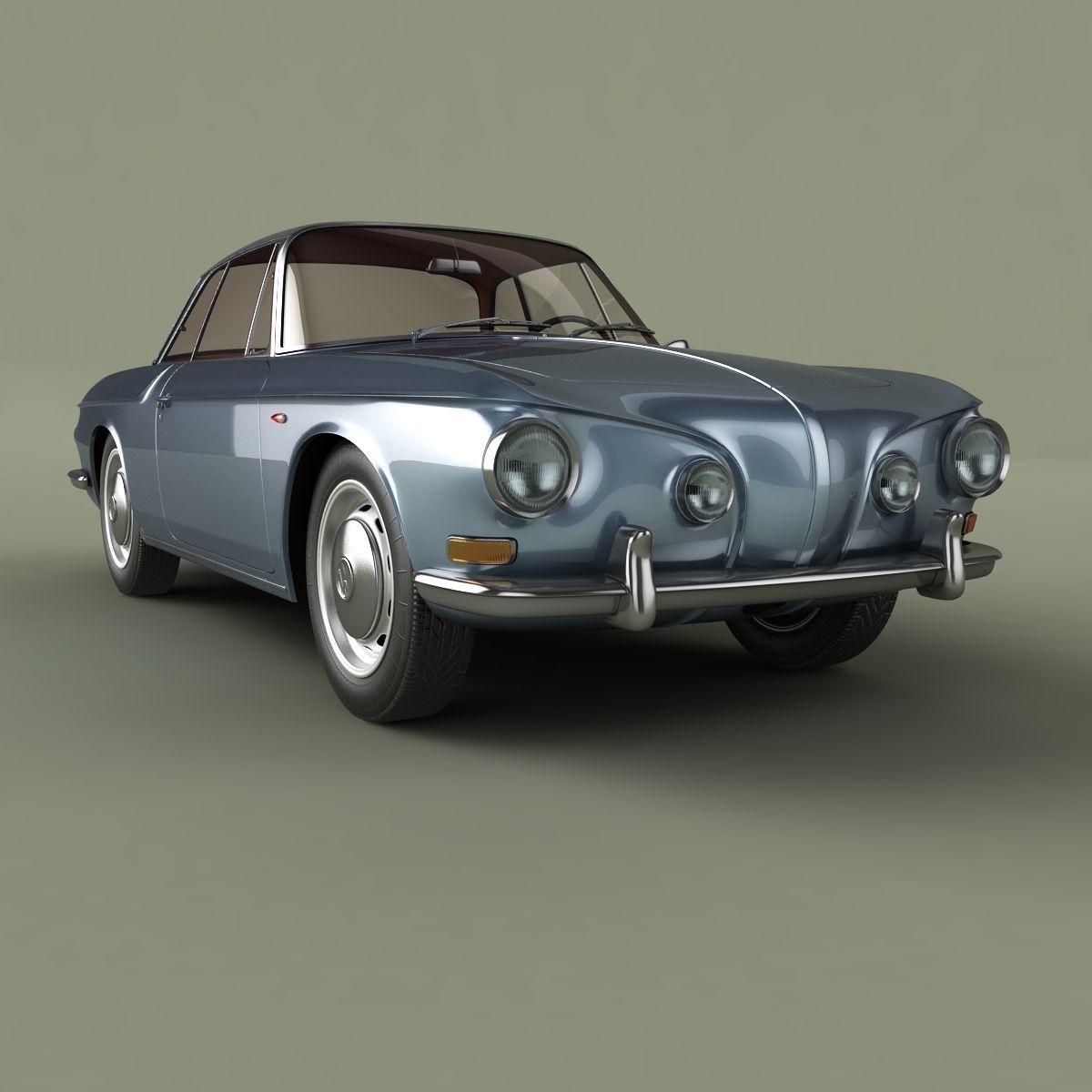 Volkswagen Karmann Ghia Typ34 3D model_8