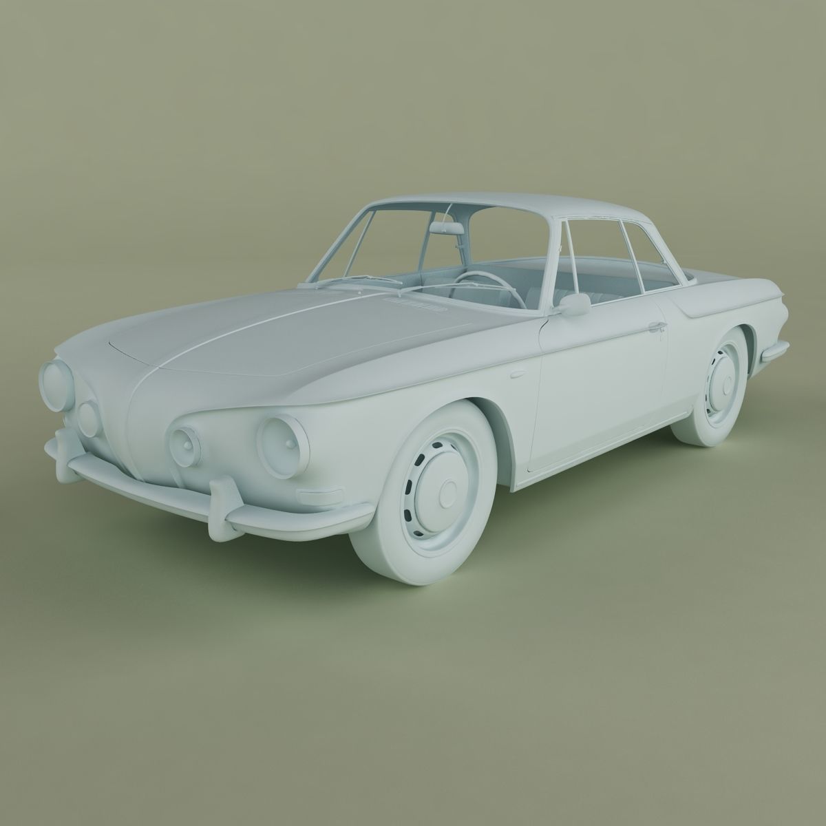Volkswagen Karmann Ghia Typ34 3D model_10