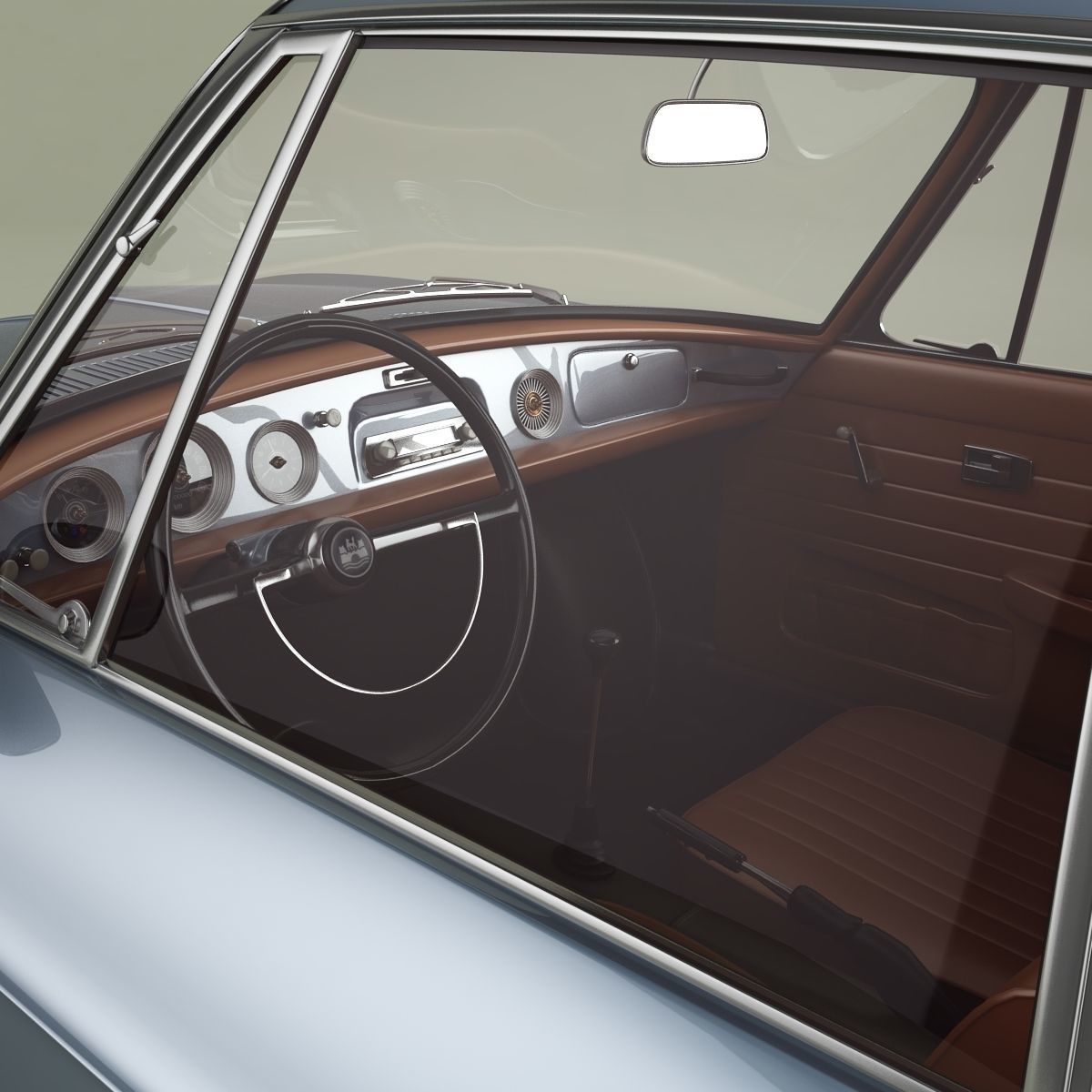 Volkswagen Karmann Ghia Typ34 3D model_9