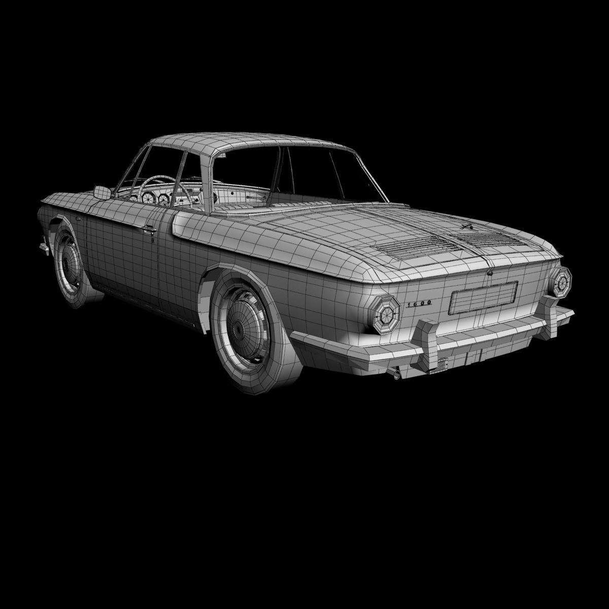 Volkswagen Karmann Ghia Typ34 3D model_15