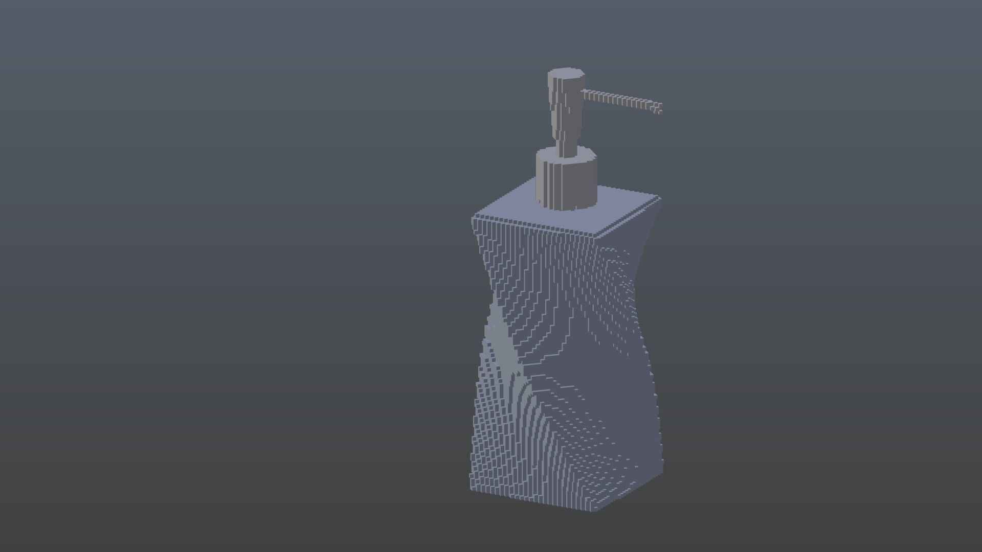 Dispenser voxel 1 3D model_0