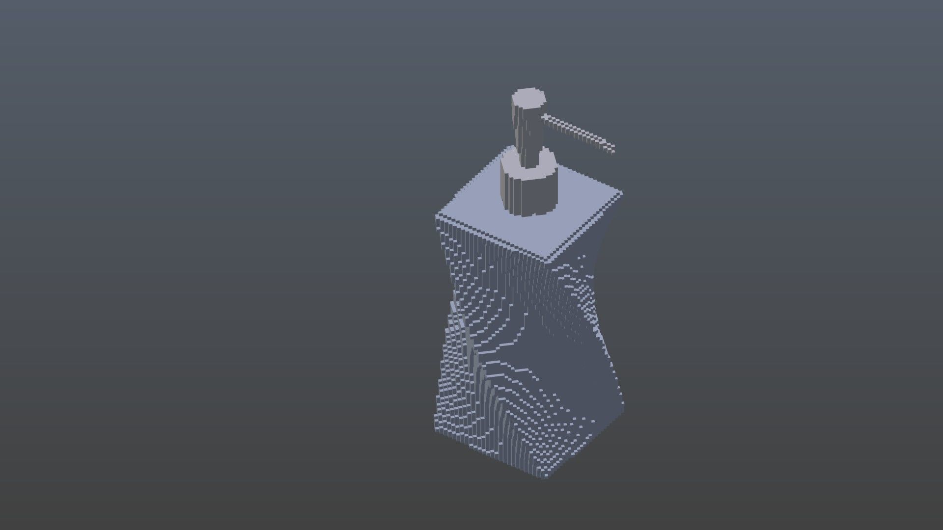 Dispenser voxel 1 3D model_1