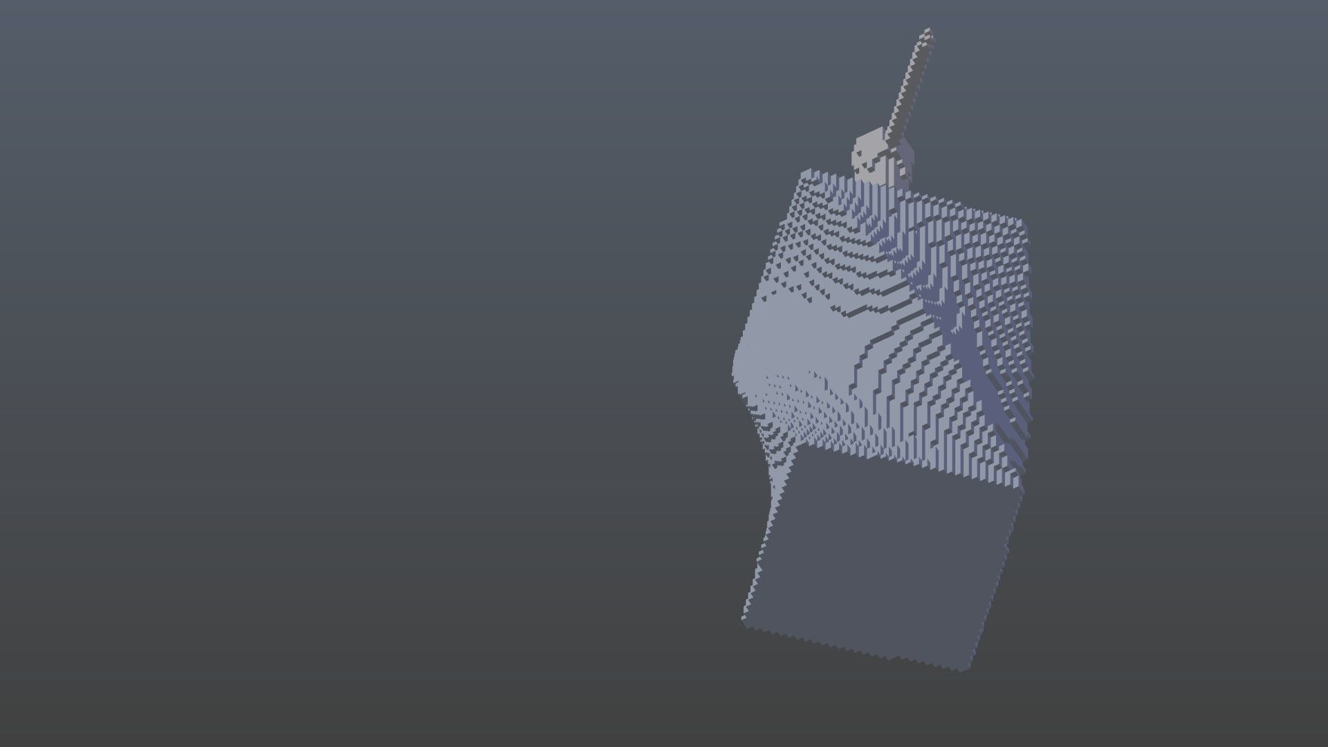 Dispenser voxel 1 3D model_6