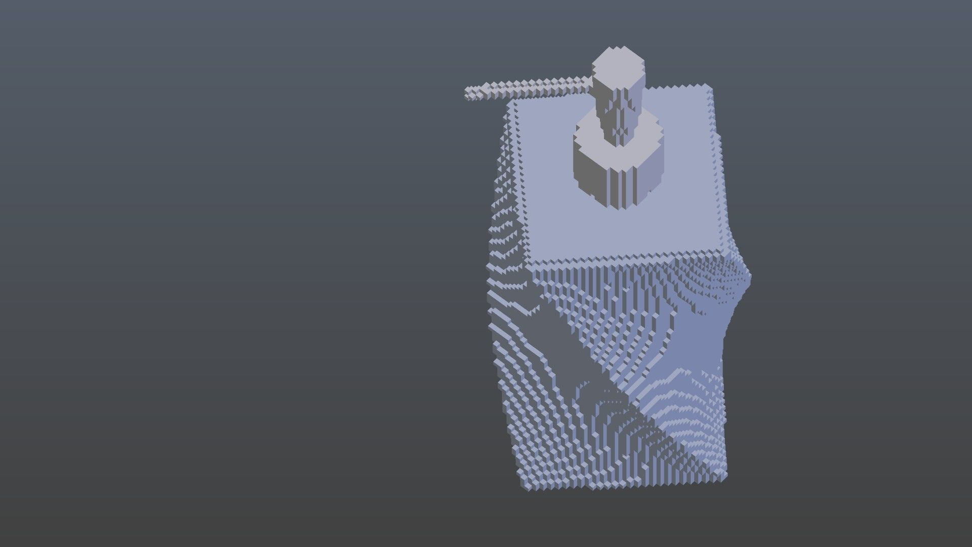 Dispenser voxel 1 3D model_8