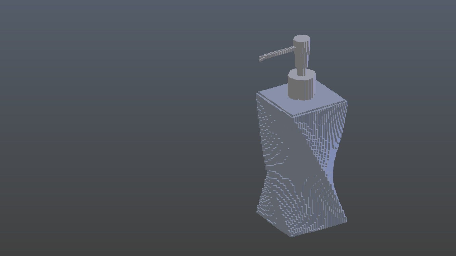 Dispenser voxel 1 3D model_7