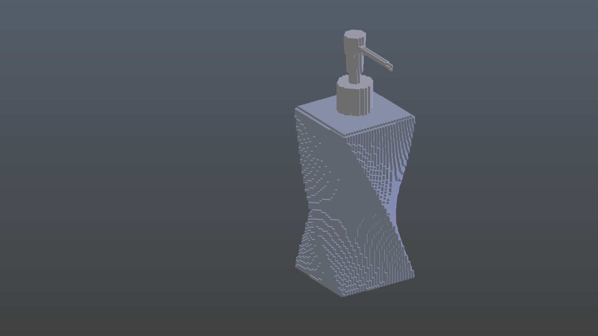Dispenser voxel 1 3D model_2