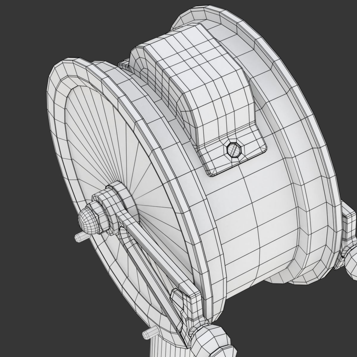 Brass Engine Room Telegraph 3D model_28