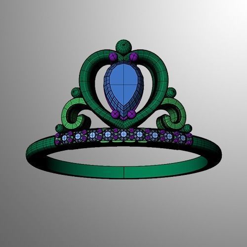 Ring 61 3D print model_2