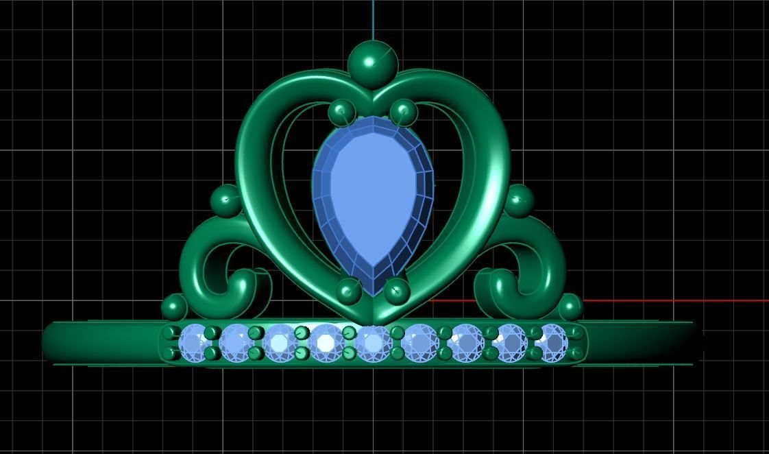 Ring 61 3D print model_10