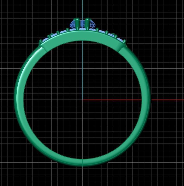 Ring 61 3D print model_7