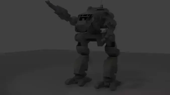 Warfare Robot 3D model