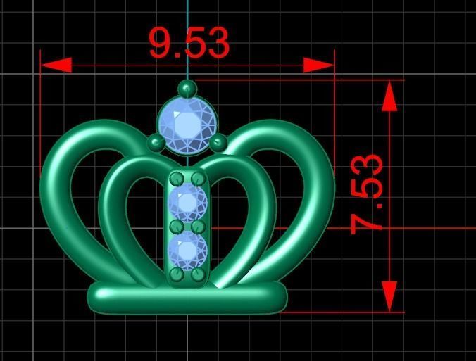 Earrings 61 3D print model_10