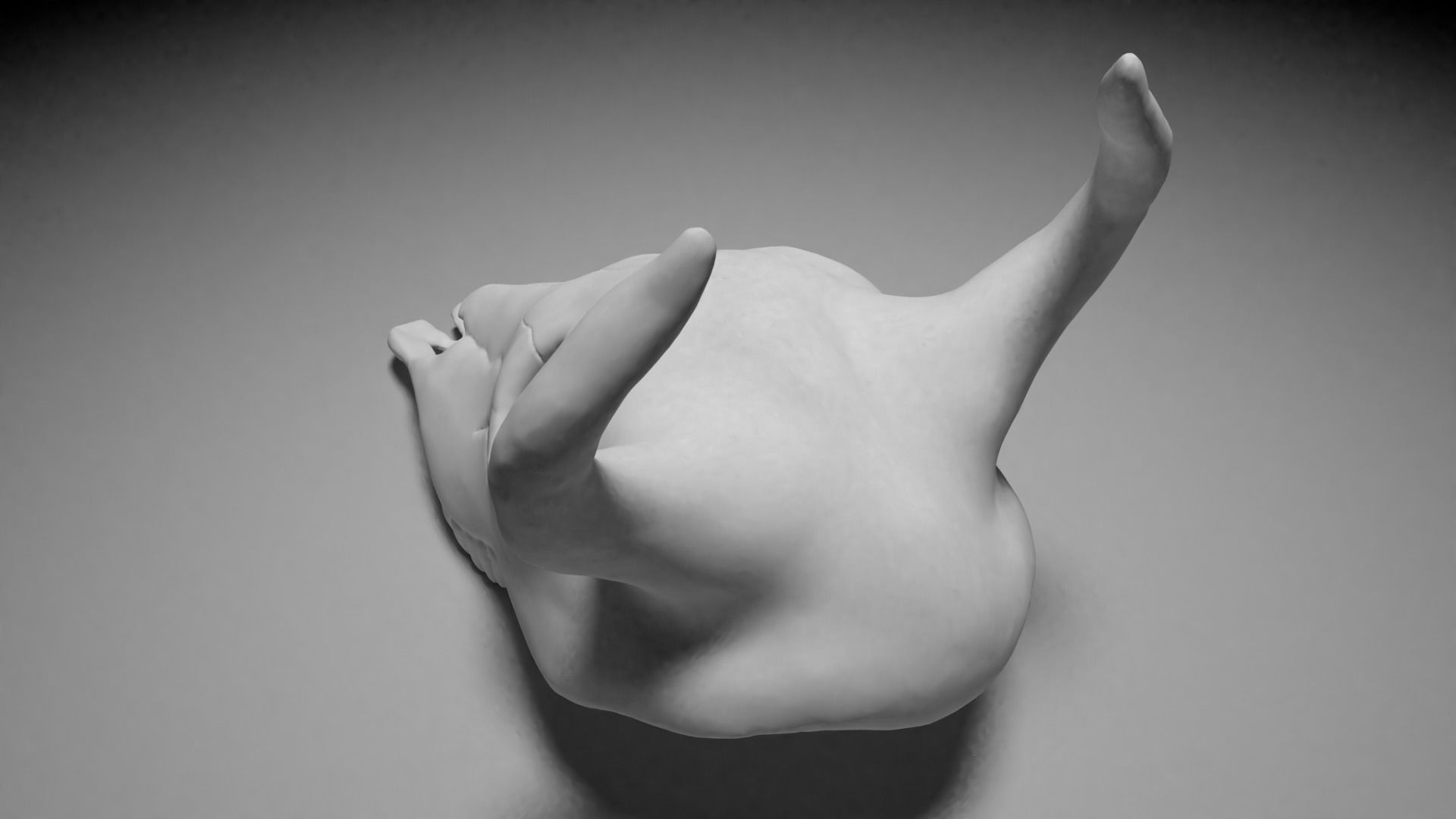 Bull skull 3D print model_3