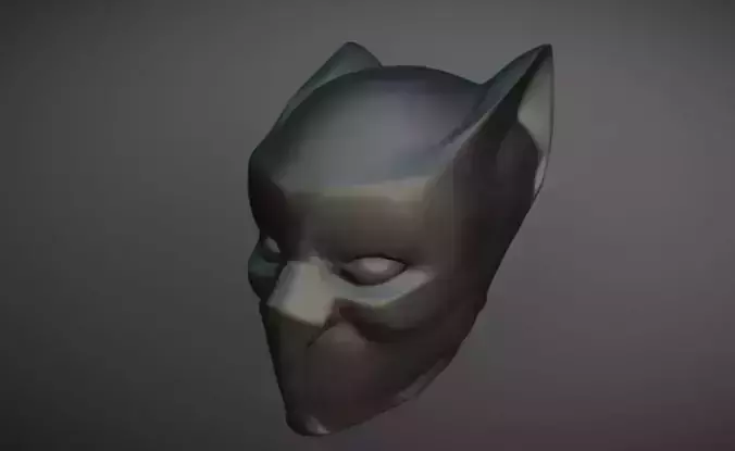 Mask Black Panther 3D model