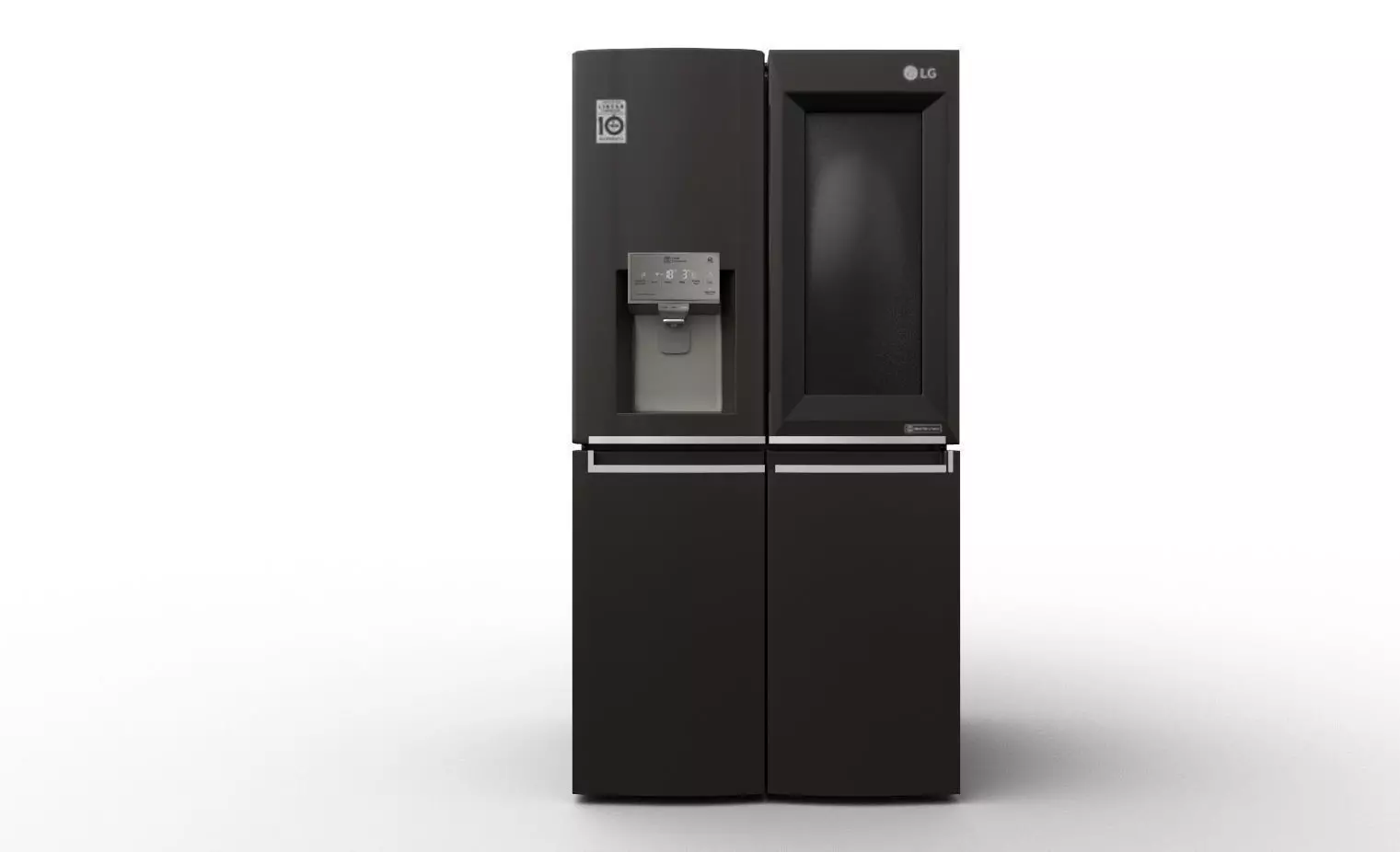 Fridge LG GR-X24FTKSB Low-poly 3D model_0