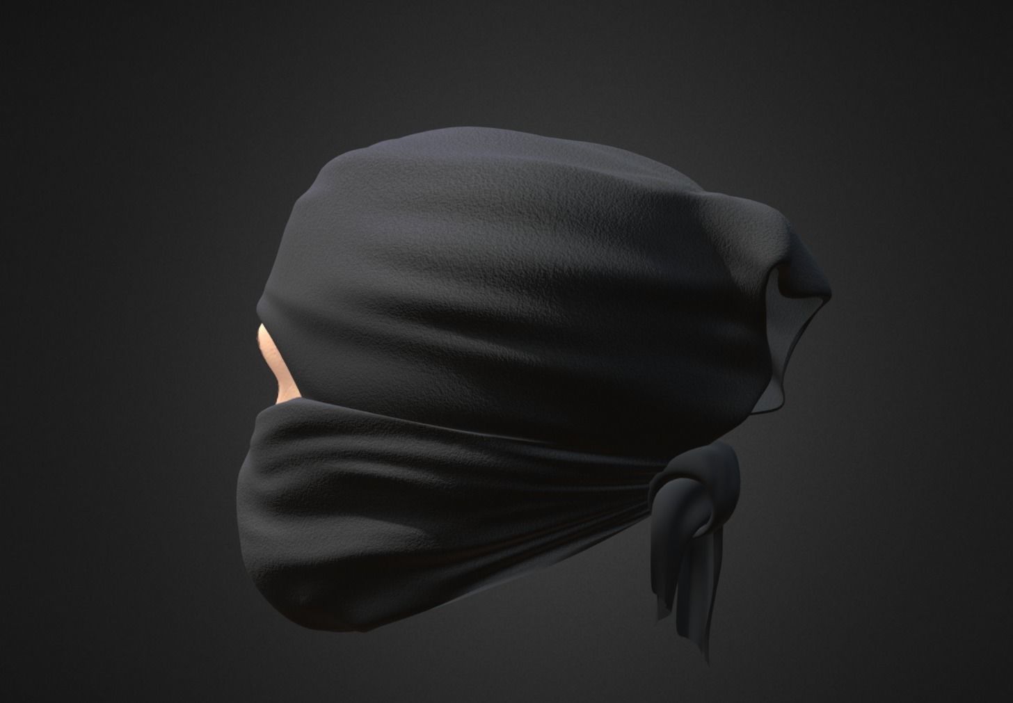 Ninja head 3D model 3D model_1