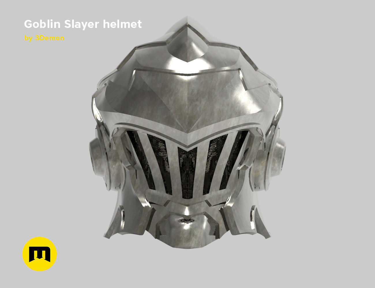 Goblin Slayer Helmet 3D print model_28