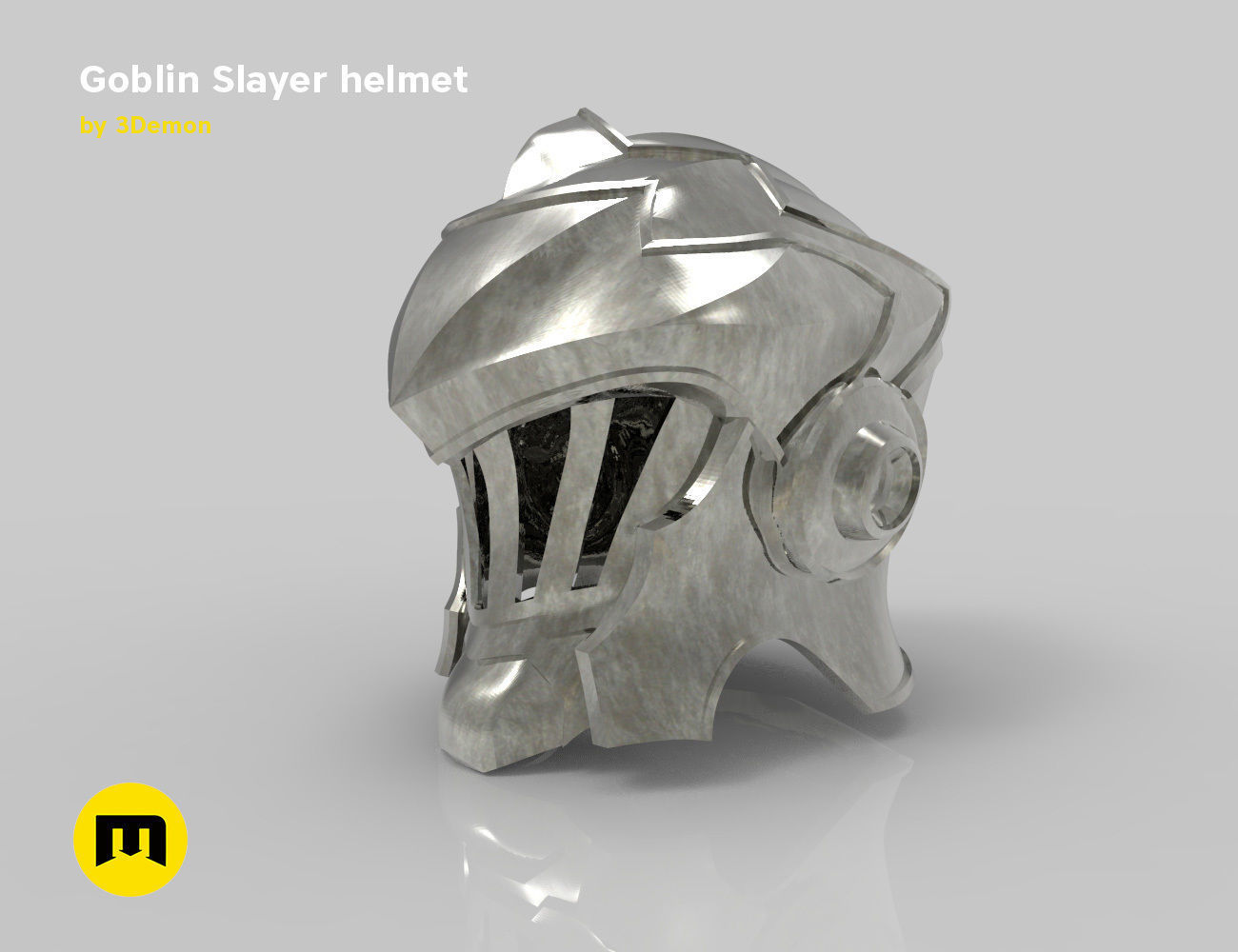 Goblin Slayer Helmet 3D print model_26