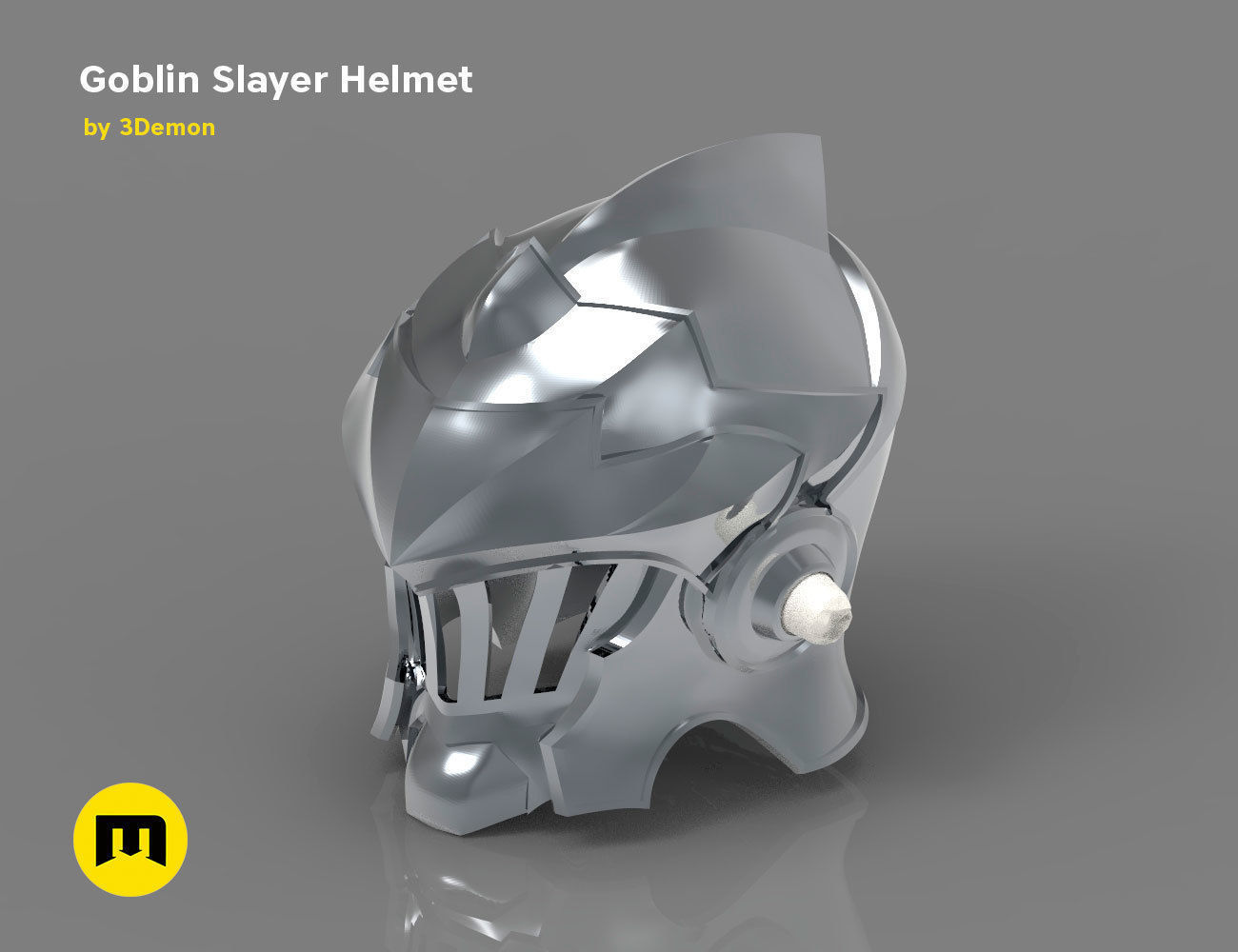 Goblin Slayer Helmet 3D print model_16
