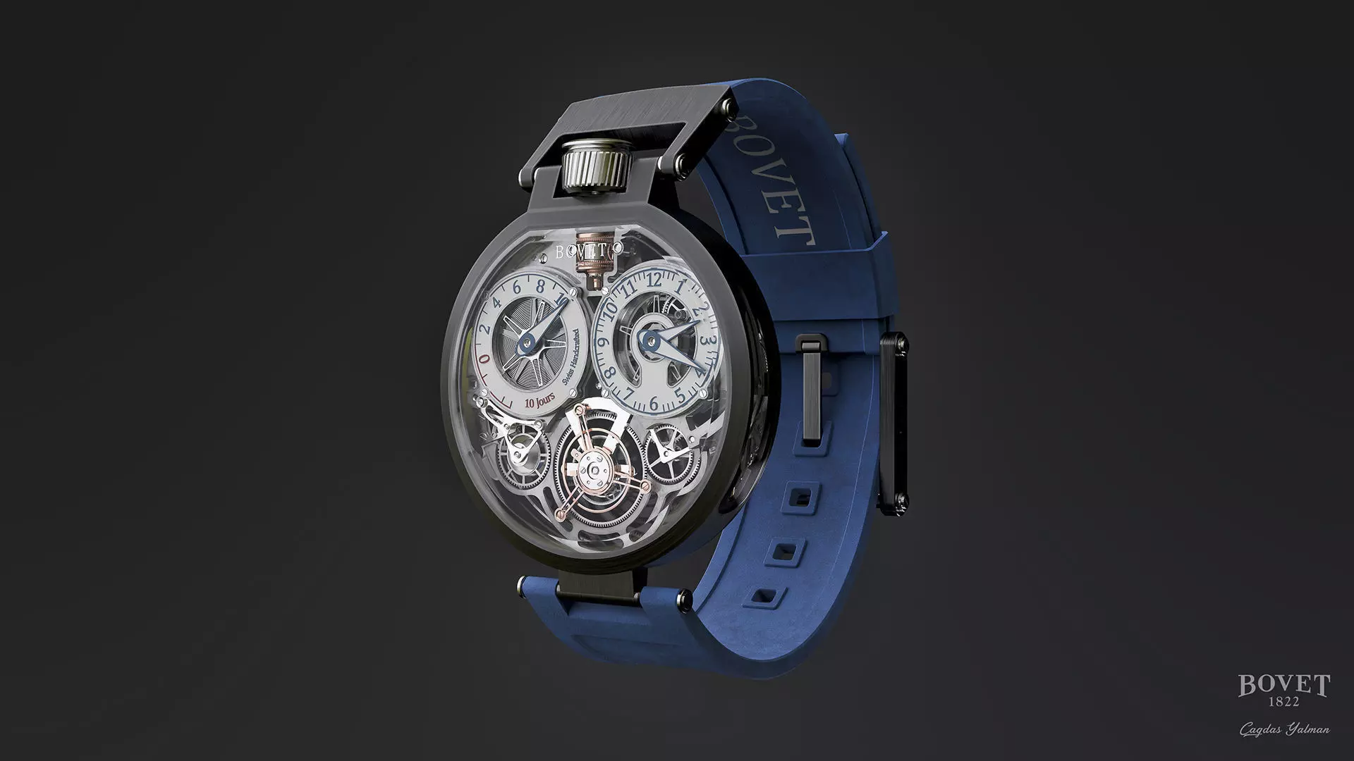 Bovet 1822 - Tourbillion  3D model_0