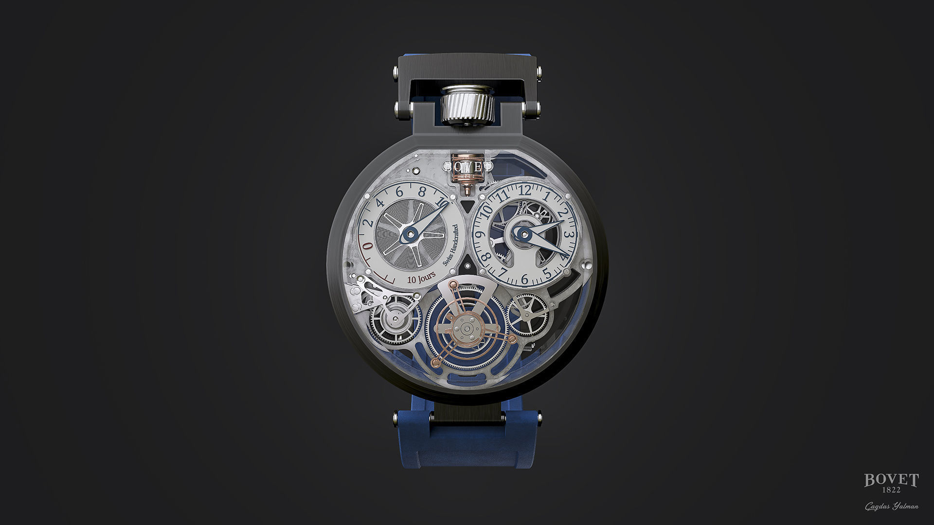 Bovet 1822 - Tourbillion  3D model_1