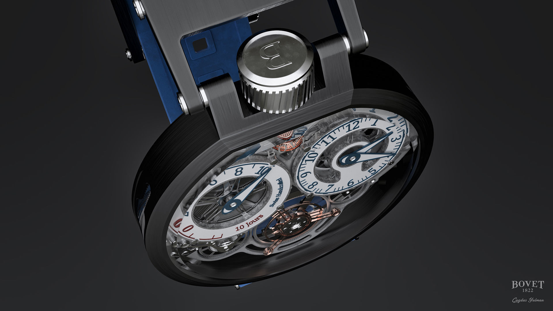 Bovet 1822 - Tourbillion  3D model_6