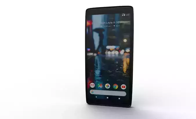 GOOGLE - PIXEL 2 XL Low-poly 3D model