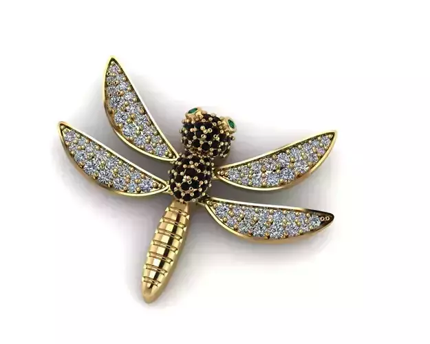 Insect Diamond Necklaces