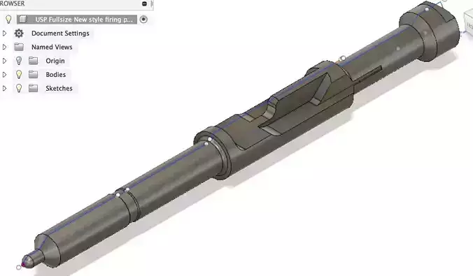 USP Firing Pin 3D model