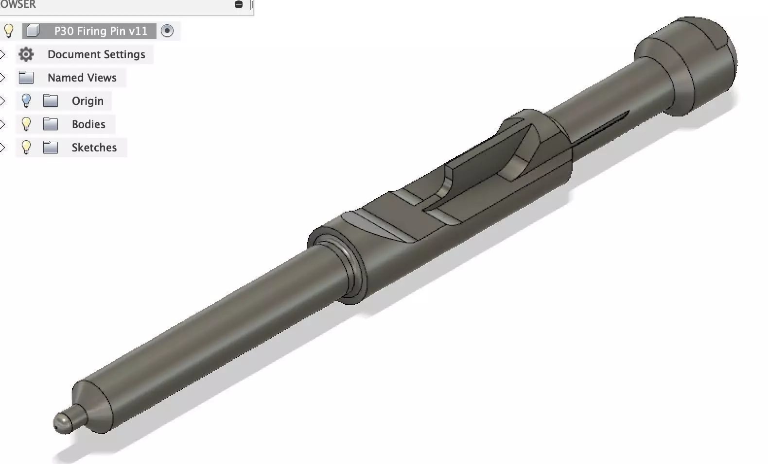 P30 Firing Pin 3D model_0