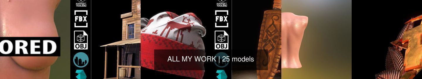 ALL MY WORK 3D Model Collection_2