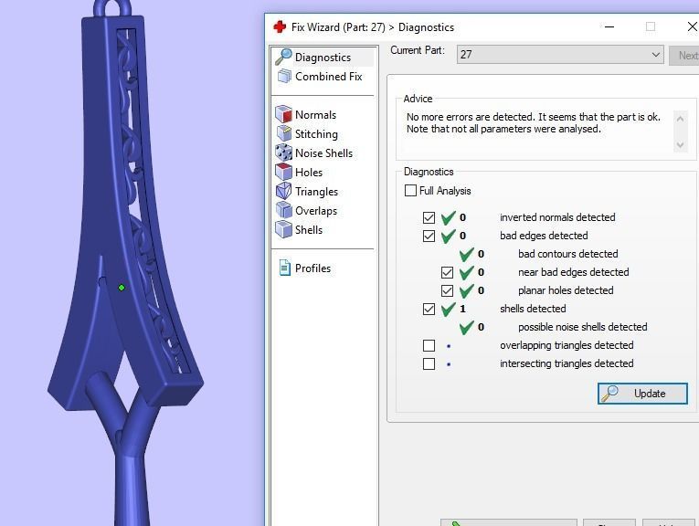 B EARRINGS N3 3D print model_11