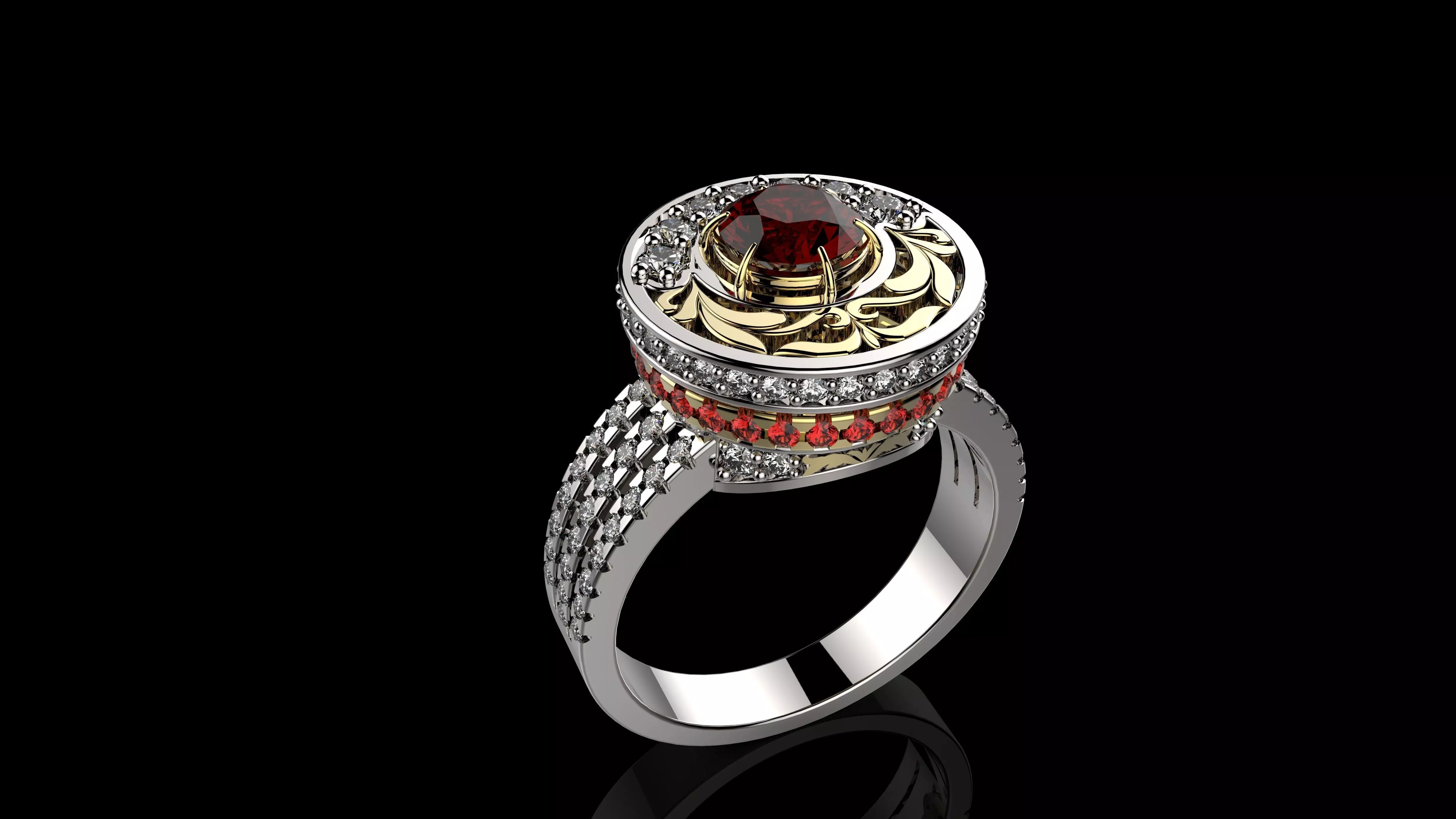 RINGS J 011 3D print model_0