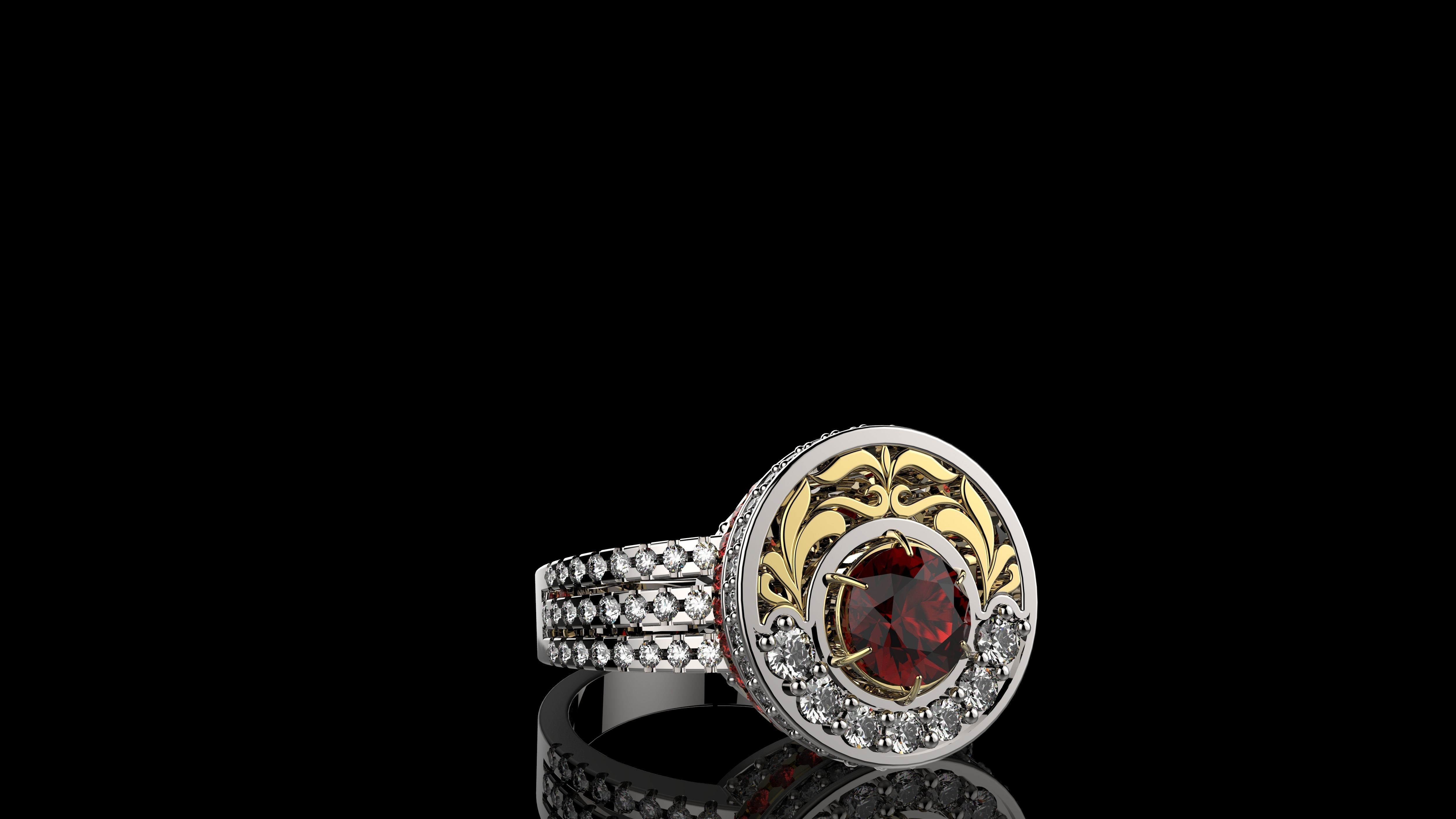 RINGS J 011 3D print model_4