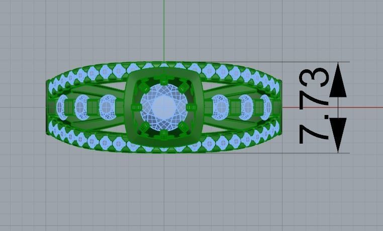 RINGS J011 3D print model_11