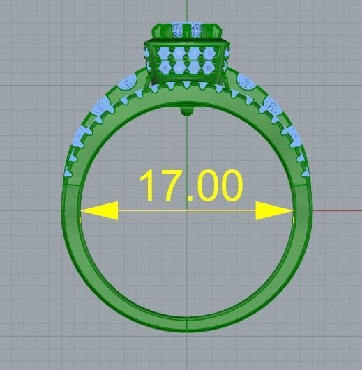RINGS J011 3D print model_10